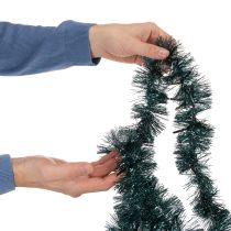 Article Guirlande lumineuse de Noël en clinquant avec 60 LED et minuterie, pour extérieur, 3 m