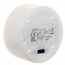Article Bougie chauffe-plat LED XL blanche en cire véritable avec minuterie, blanc chaud, 6 cm, lot de 2