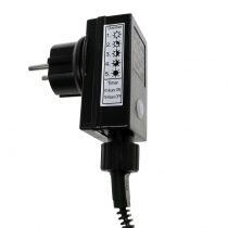 Article Guirlande lumineuse LED, 144 LED, noire, blanc chaud, pour extérieur, 1,2 m