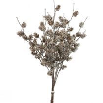 Branche décorative - Cône et mélèze - Art floral - 26 cm