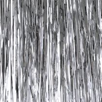Article Guirlande de Noël argentée, décoration de fête, 50 x 40 cm, 2 pièces