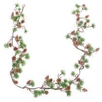 Article Guirlande artificielle de mélèze avec cônes et aiguilles, 120 cm