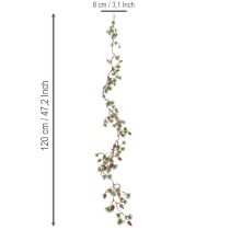 Article Guirlande artificielle de mélèze avec cônes et aiguilles, 120 cm