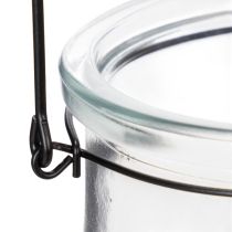 Article Lanterne en verre pour une ambiance romantique au jardin ou sur la terrasse, 18 cm
