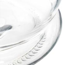 Article Lanterne en verre pour une ambiance romantique au jardin ou sur la terrasse, 18 cm