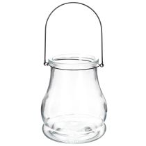 Article Lanterne en verre pour une ambiance romantique au jardin ou sur la terrasse, 18 cm