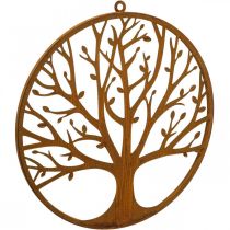 Décoration murale arbre de vie décoration patine anneau métal anneau Ø38cm