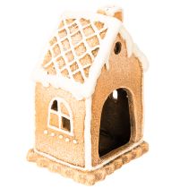 Article Porte-bougie chauffe-plat en forme de maison en pain d'épice, à poser et à utiliser comme décoration, 13 cm