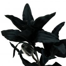 Fleur artificielle Lys noir 84cm