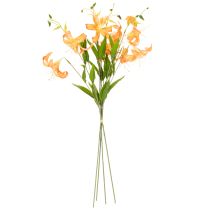 Article Lys artificiels, décoration pour mariages et événements, 77 cm, lot de 4