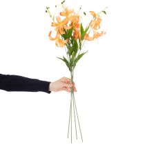Article Lys artificiels, décoration pour mariages et événements, 77 cm, lot de 4