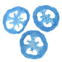 Tranches de luffa bleu ciel Loofah 25 p.