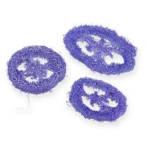 Tranches de luffa violet clair 25 p.