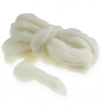 Fusible en laine 10m blanc