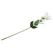 Article Fleur artificielle Lysianthus blanc L87,5cm