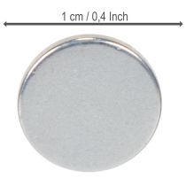 Article Disque magnétique rond pour bougeoirs et plateaux métalliques, 1 cm, lot de 20
