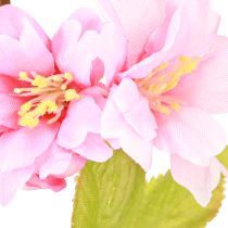 Article Amandier artificiel en pot à fleurs roses H28cm