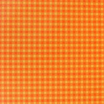 Article Papier manchette 25cm 100m carreaux orange