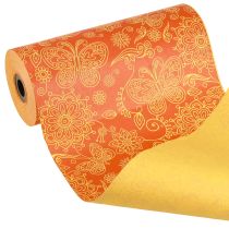 Article Papier manchette Orange Jaune Été 25 cm 100 m