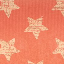 Article Papier à motifs d'étoiles, rouleau pour fournitures de fleuriste, 25 cm x 100 m