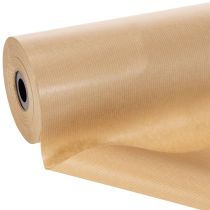 Article Rouleau de papier kraft naturel pour manchettes, 25 cm x 100 m, papier décoratif