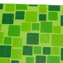 Article Papier de manchette pour bouquets de fleurs, motif mosaïque, 25 cm x 100 m