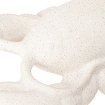 Article Figurine en céramique décorative maritime Homard Blanc 26,5×13×5cm