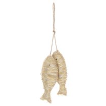 Article Décoration suspendue maritime pendentif déco poisson à suspendre H32cm