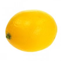 Citron décoratif méditerranéen Citron artificiel L6.5cm Ø5cm