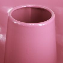 Article Moule à pâtisserie bol décoratif en métal Gugelhupf rose Ø23cm H12cm