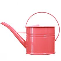Article Arrosoir décoratif en métal, pot de fleurs rose, 1,25 l, intérieur/extérieur, balcon
