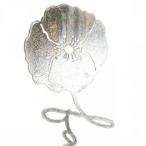 Support en bois fleur déco métal lettrage &quot;Famille&quot; H40cm