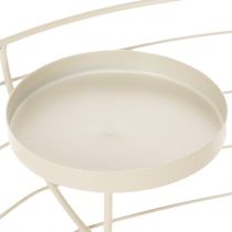 Article Porte-bougie rond en forme de couronne de l'Avent pour quatre bougies chauffe-plat ou bougies classiques, 35 cm