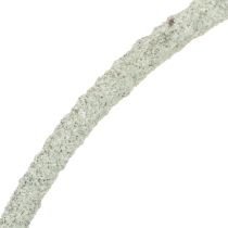 Article Anneau décoratif en métal sur un support en bois pour décoration de table, 43 cm