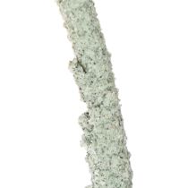 Article Anneau décoratif rond sur base en bois et métal, pour fleurs séchées, 52 cm