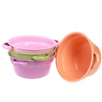 Article Bol décoratif en métal 4 couleurs printanières Ø17cm 4pcs