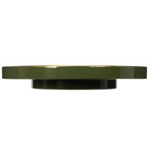Article Plateau décoratif vert à bordure dorée, style moderne, 30 cm