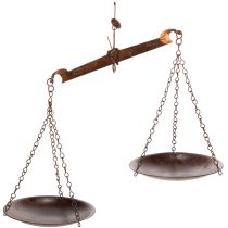 Article Balance décorative au design nostalgique pour la cuisine et le salon, style vintage, 58 cm