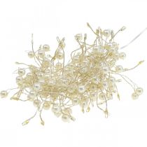 Article Guirlande lumineuse Cluster LED perles d&#39;intérieur minuterie blanc chaud 1.2m