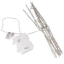 Article Guirlande lumineuse décorative étoile polaire à LED, blanc chaud, avec minuterie, pour extérieur, 29 cm