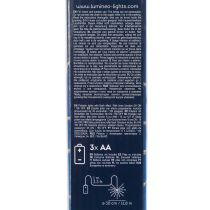 Article Guirlande lumineuse décorative étoile polaire à LED, blanc chaud, avec minuterie, pour extérieur, 29 cm