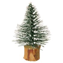Article Mini sapins forêt d&#39;hiver enneigée Ø5cm H8cm 12 pcs