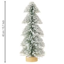 Article Mini sapin de Noël LED sapin de Noël enneigé 40cm