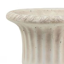 Article Mini Pot de fleurs en béton, Pot de fleurs décoratif Antique H16,5 cm