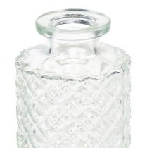 Article Mini vases vases bouteilles décoratifs en verre Ø5cm H13cm 3pcs