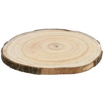 Tranche d&#39;arbre jacinthe des bois naturel Ø30-35cm 1 pc