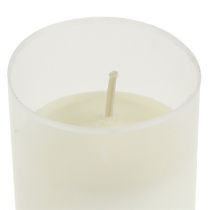 Article Recharge bougie pour photophore funéraire blanc H10cm 12 pcs