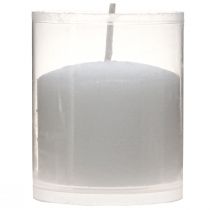 Article Recharge bougie pour photophore funéraire blanc H5,8 cm 20 pièces