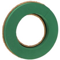 Article Base de couronne en mousse florale humide en carton Ø25cm 2 pièces