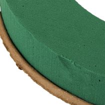 Article Base de couronne en mousse florale humide en carton Ø25cm 2 pièces